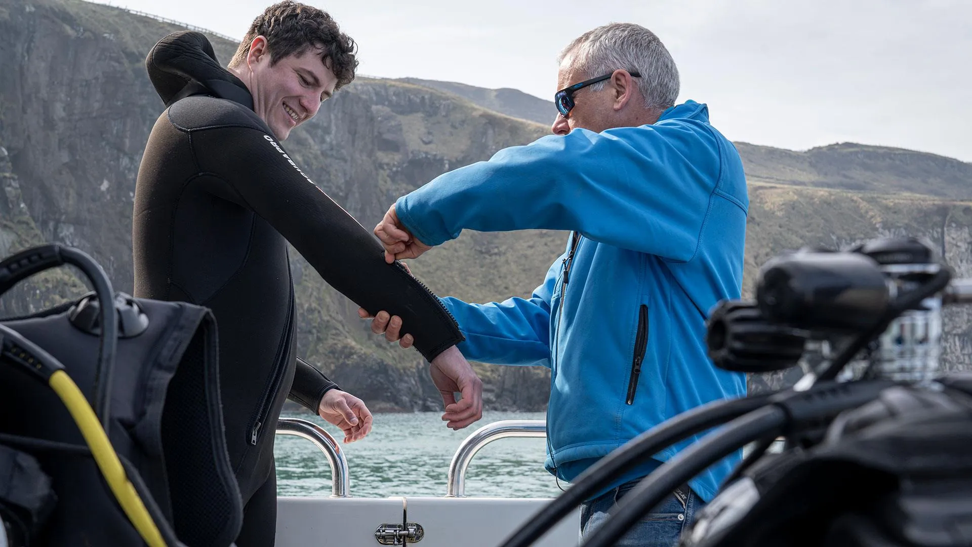 Discover Scuba Diving by Carrick-a-Rede Rope Bridge