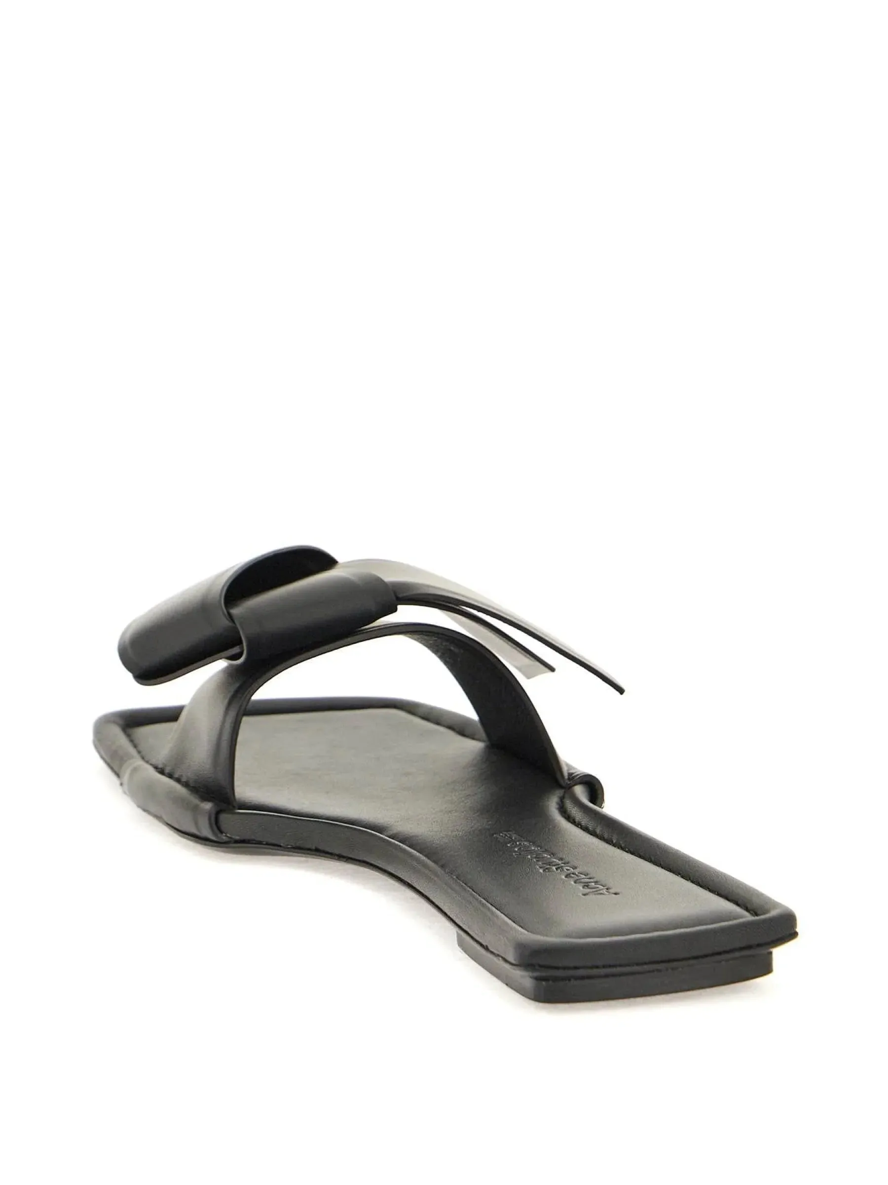 Musubi Knot Leather Slides