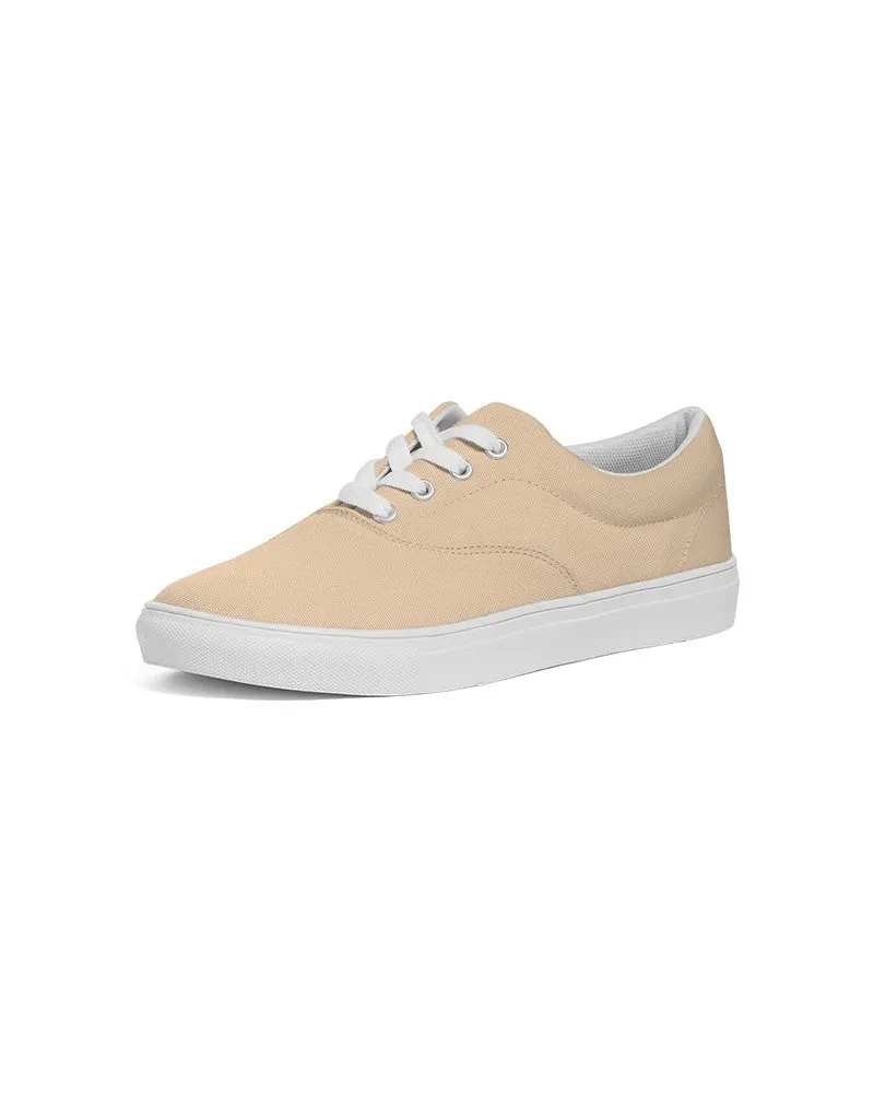 Pale Pastel Orange Men's Canvas Sneakers | Men's | Bright Pale Pastel Orange | C0M15Y30K0