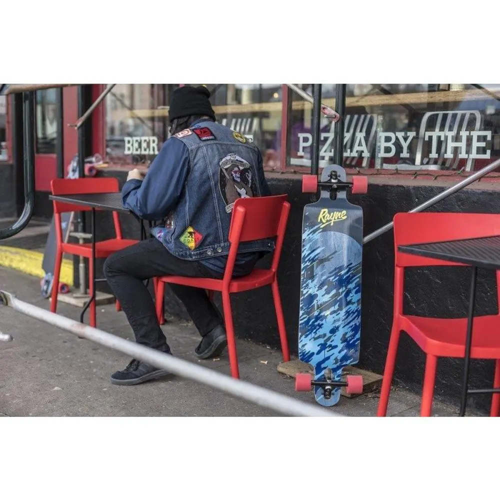 Rayne Demonseed Wave Camo 39" Double Drop Longboard Deck